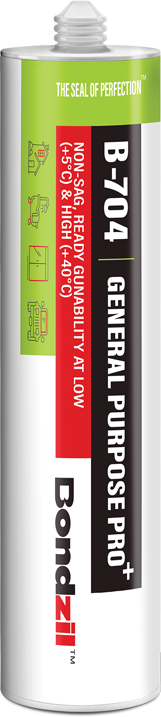 B-704 general purpose pro+ silicone sealant for sanitary, natural stone, glazing windows, doors, DIY applications